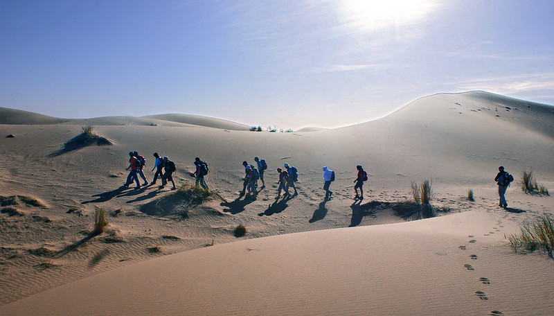 Dans le désert marocain