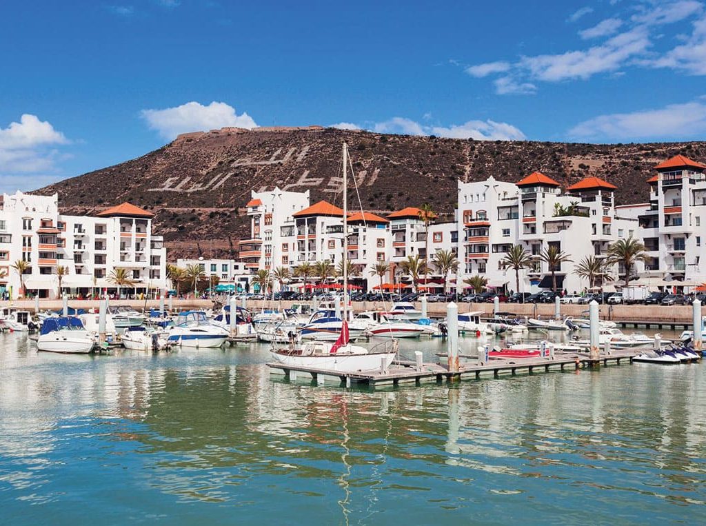 la ville d'Agadir au Maroc