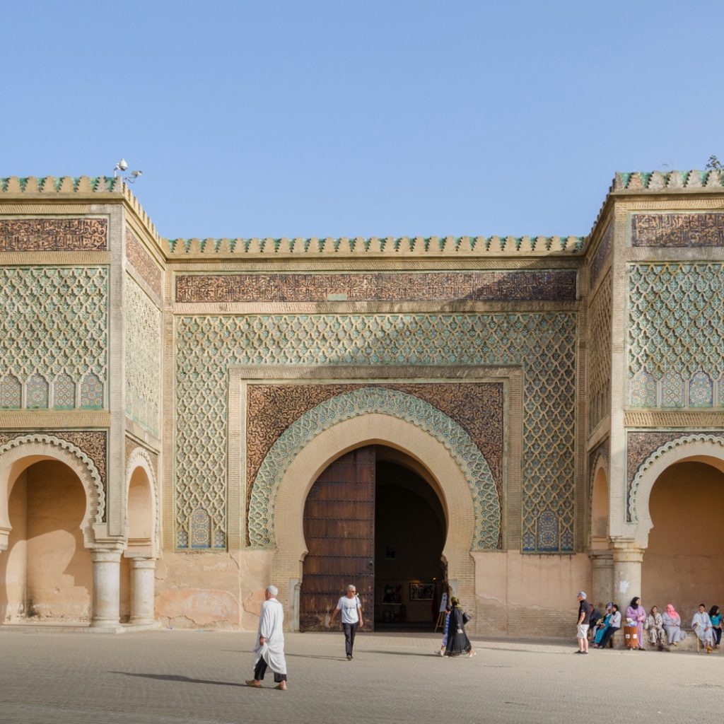 Bab Mansour Laalej à Meknès - villes impériales du Maroc 