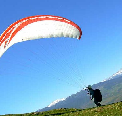 excursion en parapente