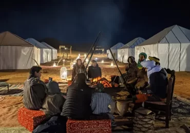 soiree-feu-camp-merzouga-marocvoyages