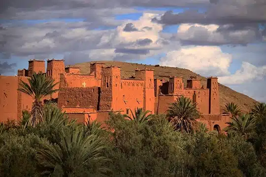kasbah dans sud marocain