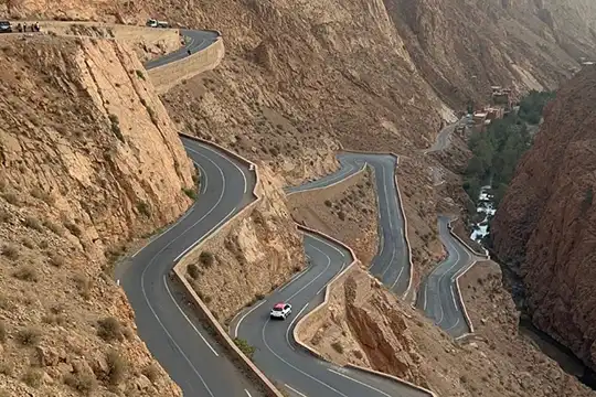 montagnes canyons sud maroc