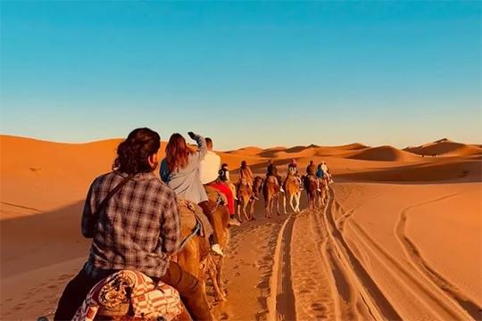 balade dromadaire desert maroc