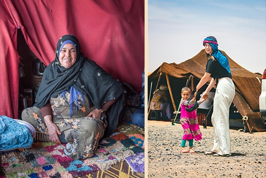 rencontre avec les nomades du desert